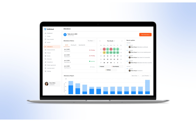 UniSchool: School Operations and Learning Platform screenshot 1