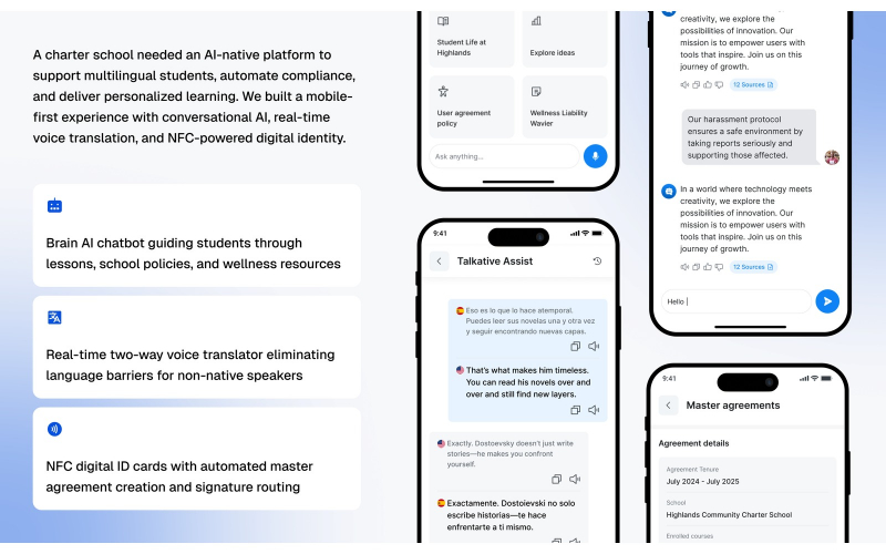 Highlands Mobile: AI Student Companion App screenshot 2