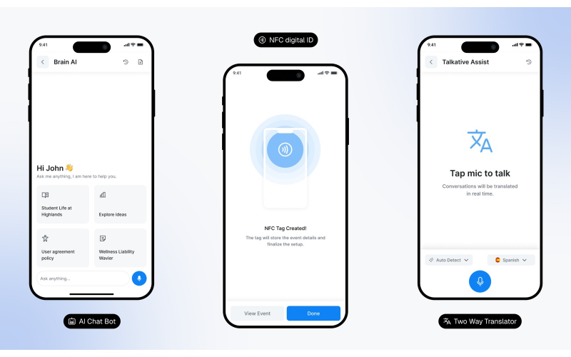 Highlands Mobile: AI Student Companion App screenshot 1