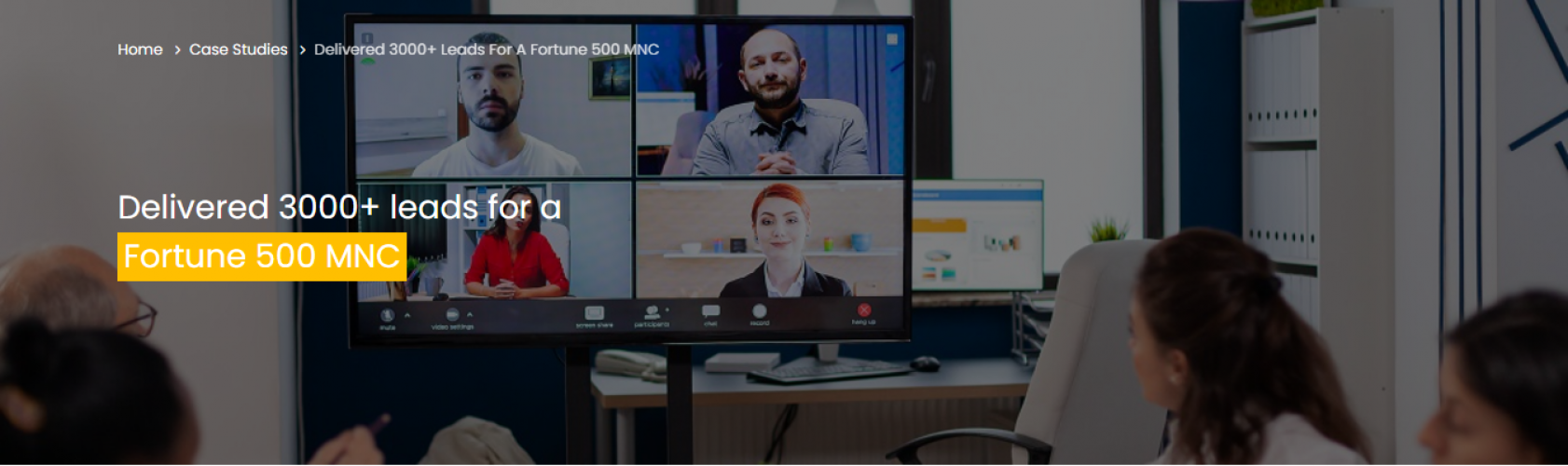 Delivered 3000+ leads for a Fortune 500 MNC screenshot 1