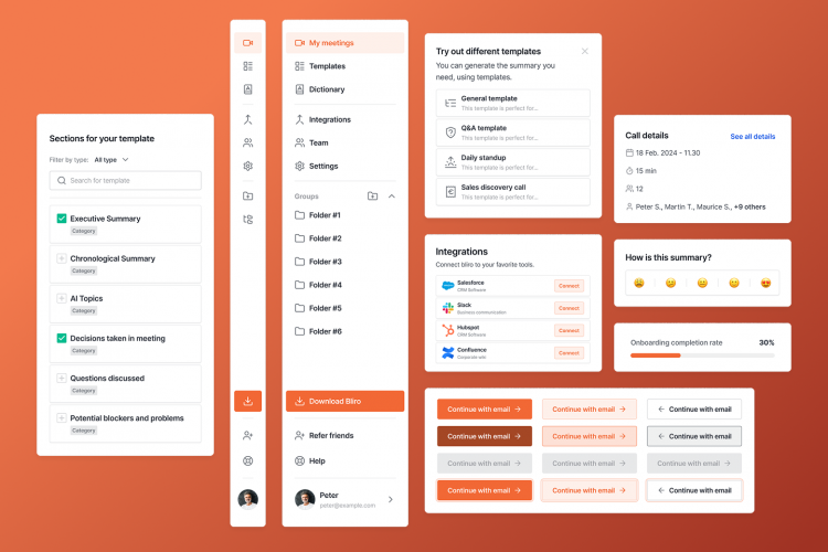 Redesigning an AI Meeting Assistant screenshot 4
