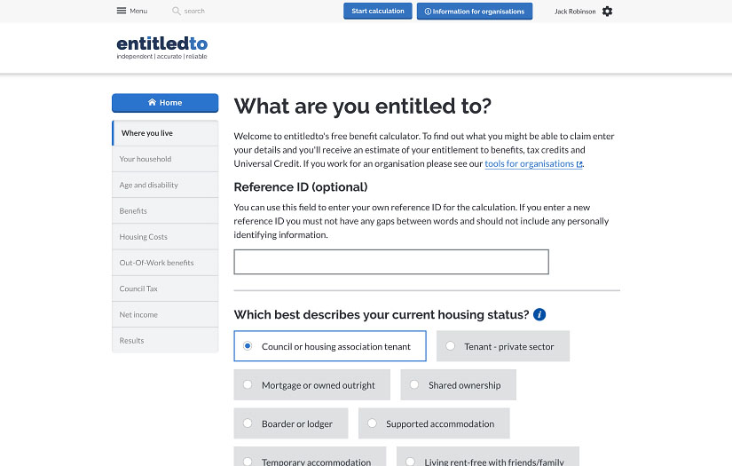 EntitledTo screenshot 2