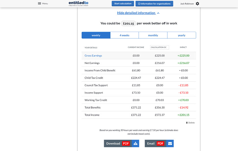 EntitledTo screenshot 5