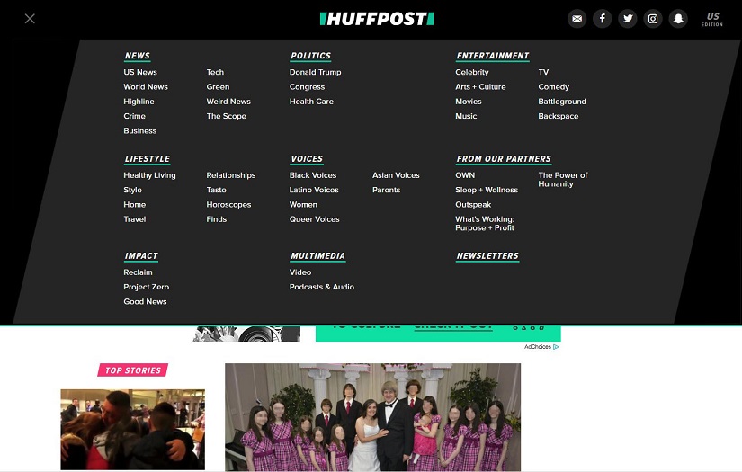 The Huffington Post screenshot 1