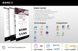 Somo Japan Website screenshot 1