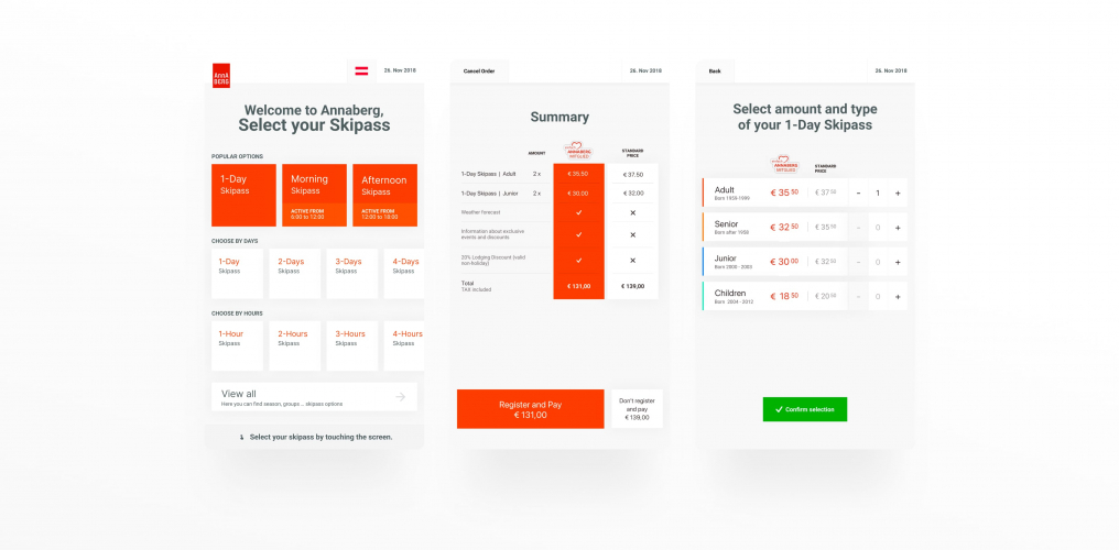 Kiosk Software for Ticket Sales and Management in Resorts screenshot 2