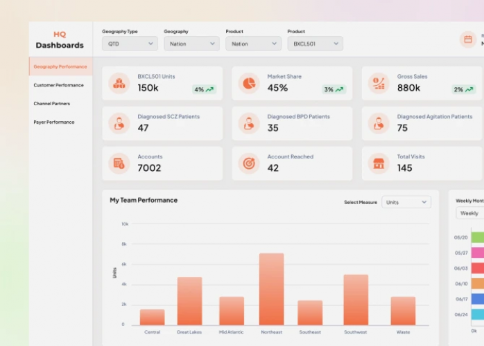 Global Drug Launch: BI Solution For Pharma Industry screenshot 1