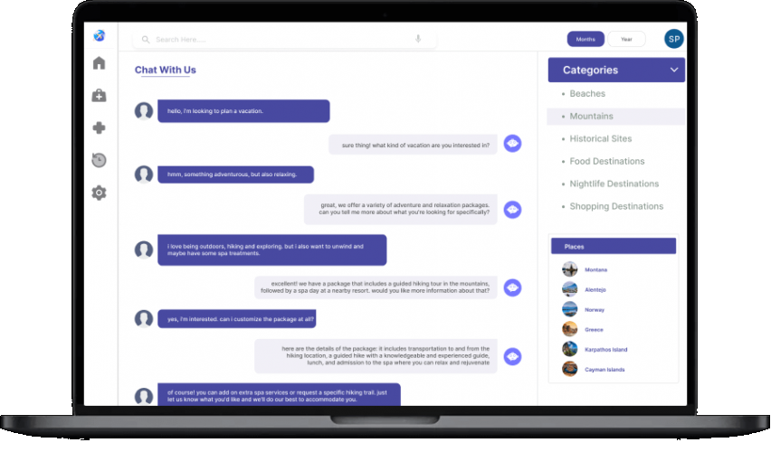 Enhancing the Travel Experience through AI- Powered Chatbot Integration! screenshot 2