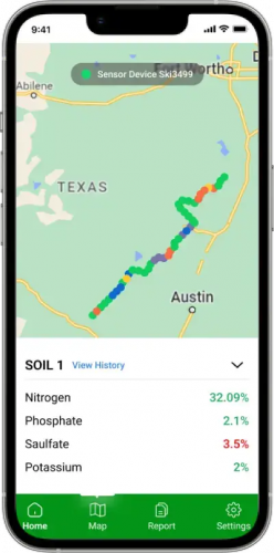 AgroPro – An Agriculture App to Analyze Soil Composition in Real Time screenshot 1