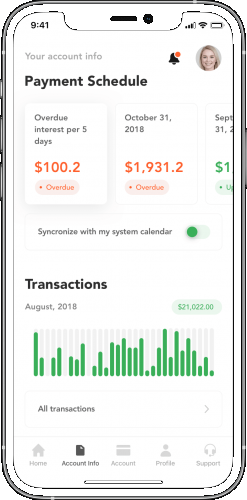 App for Getting Instant Loans / Online Lending Platform for Small Businesses screenshot 1