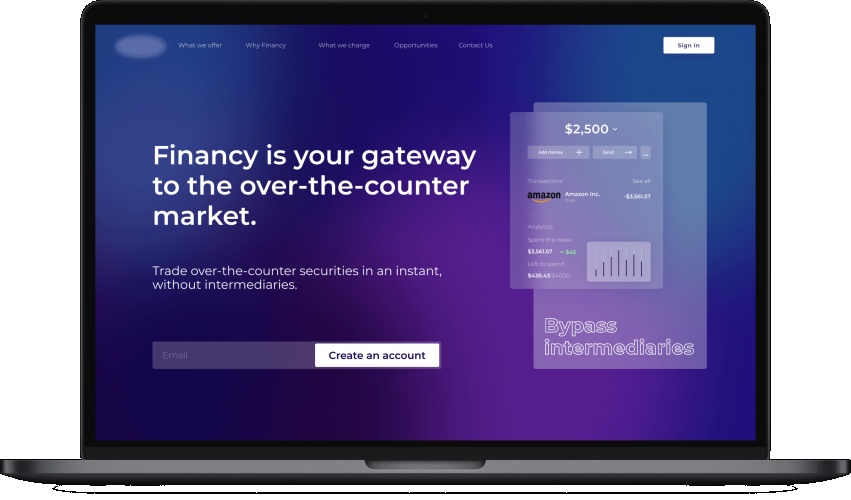 Centralized Platform for Trading Over-the-Counter Securities screenshot 1