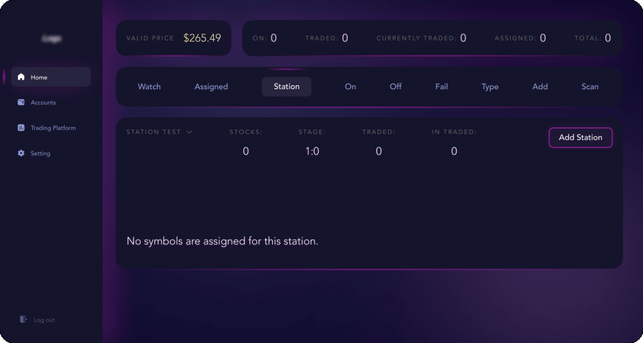 Stock Trading Signals Platform screenshot 1
