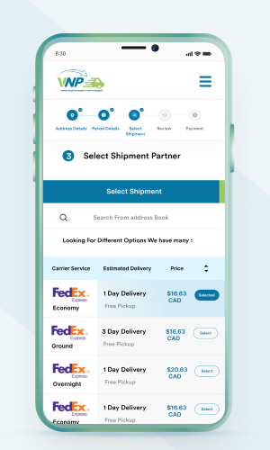 VNP Transport Portal screenshot 5