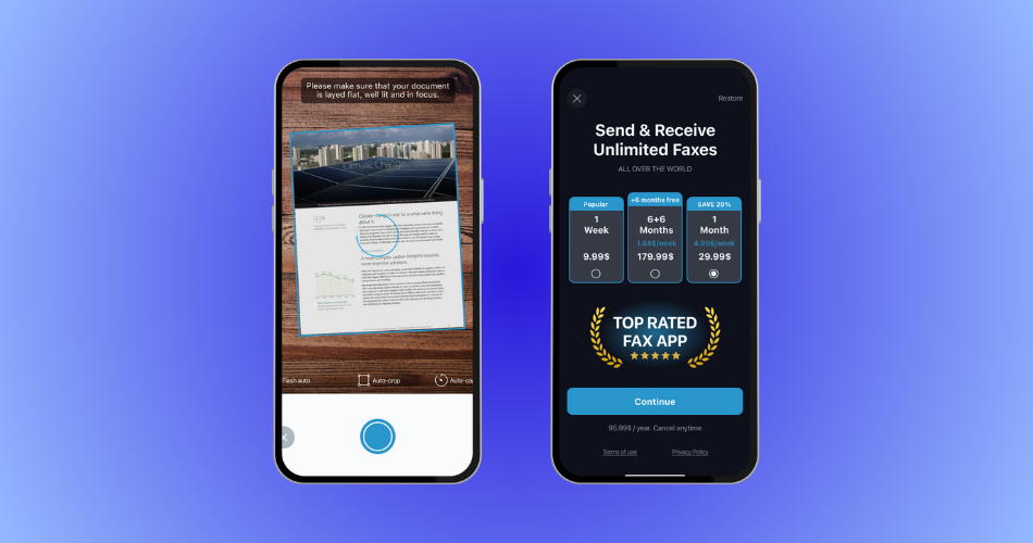 Fax App screenshot 1