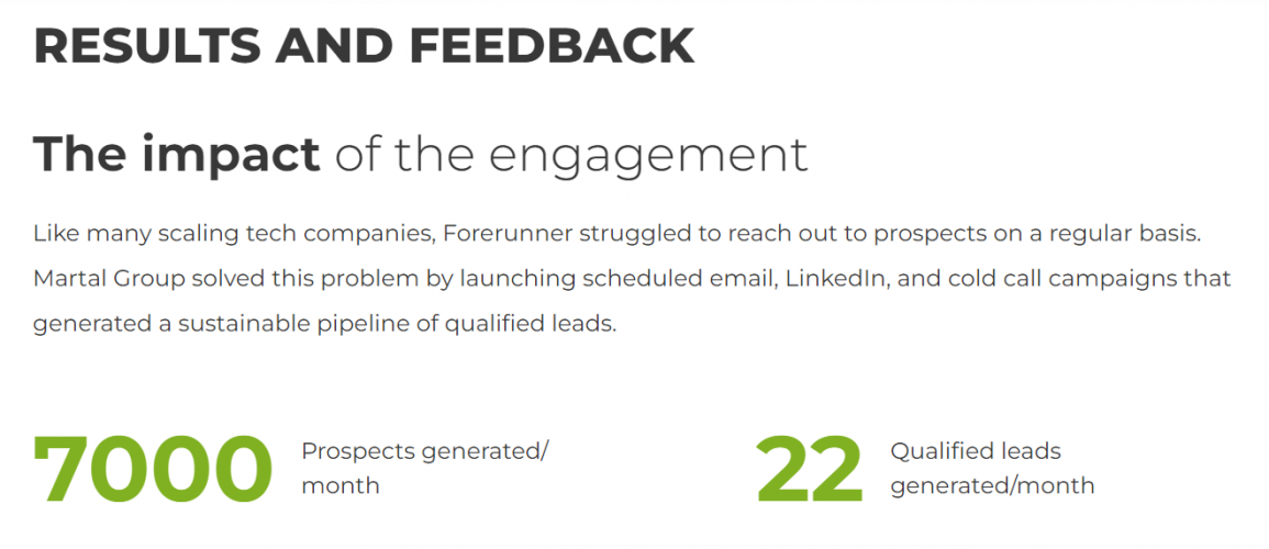 Booked 22 Sales Qualified Meetings Monthly screenshot 1