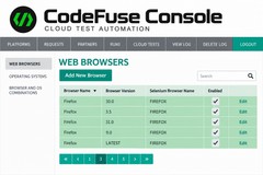 CodeFuse Console — Cloud Test Automation Platform