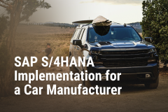 SAP S/4HANA Implementation in the Automotive Industry