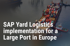 SAP Yard Logistics Implementation for a Large Port in Europe