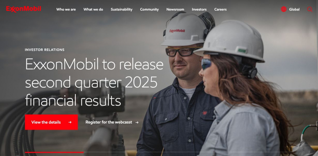 ExxonMobil Digital Operations Redesign screenshot 1