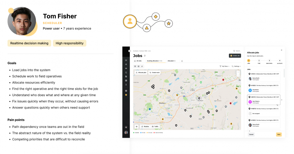 Elevating triopsis: UX Redesign for Utility Workforce Management SaaS screenshot 1