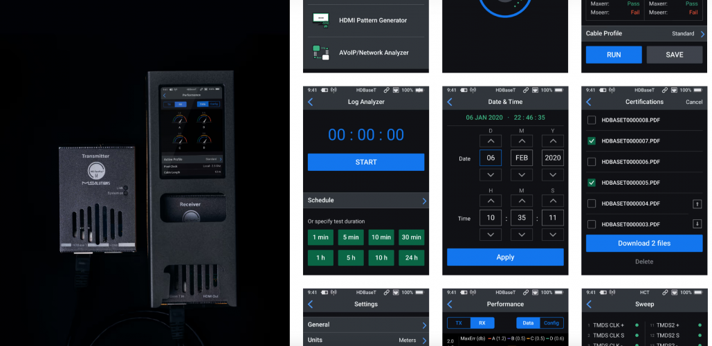 Precision GUI for Industrial Electronic Control Device screenshot 1