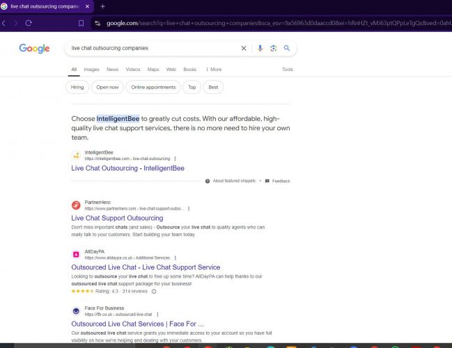 Ranked #1 on Google USA: Romanian IT Outsourcing Leader screenshot 2