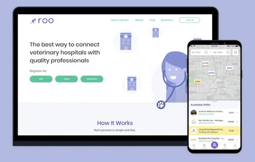 Roo Veterinary Relief and Staffing Solutions screenshot 2