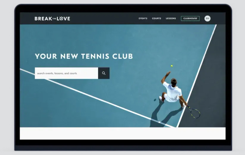 Break the Love Tennis Club Platform screenshot 1