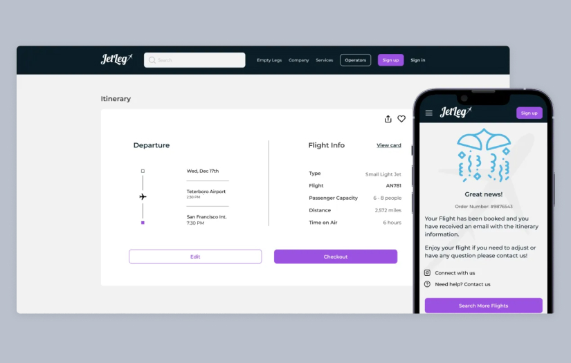Jet Leg Digital Marketplace screenshot 1