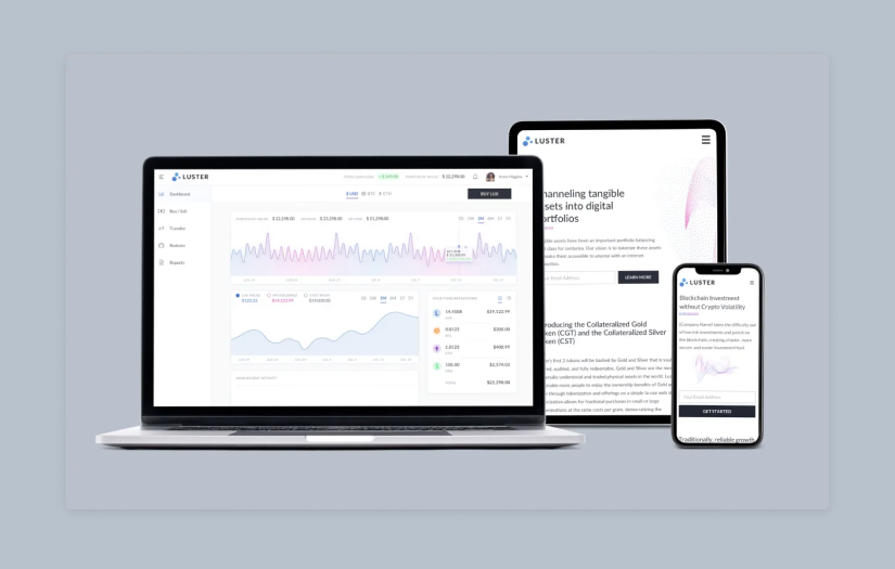 Luster High Value Assets Investment Platform screenshot 1
