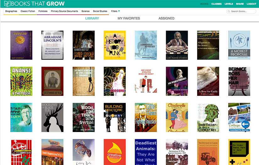 Books That Grow: Adaptive eBooks for K-12 Students screenshot 1
