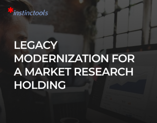 Legacy Modernization for а Market Research Holding screenshot 1