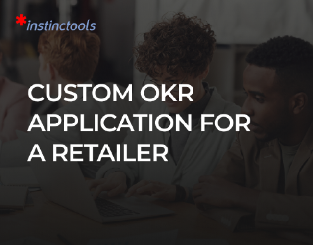 Custom OKR Application for a Retailer screenshot 1
