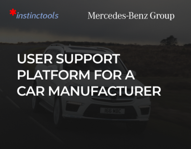 User Support Platform for a Car Manufacturer screenshot 1