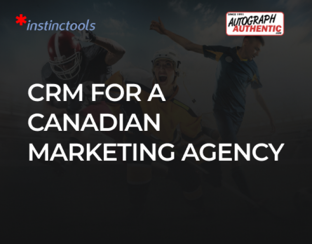 Custom CRM for a Canadian Marketing Company screenshot 1