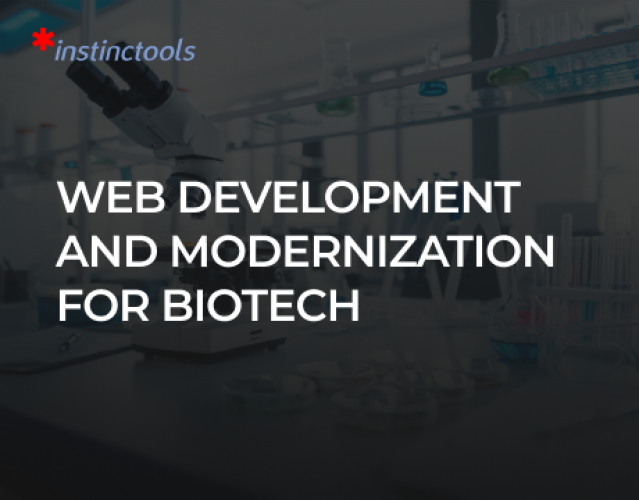 Web Development and Modernization for Biotech screenshot 1