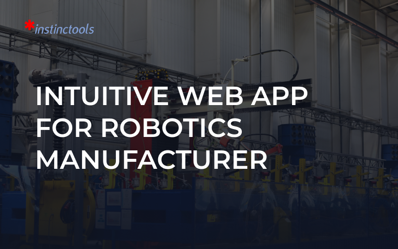 Web App For Robotics Manufacturer screenshot 1