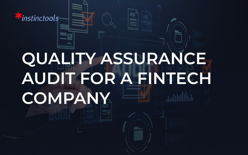 Quality Assurance Audit For a Fintech Company screenshot 1