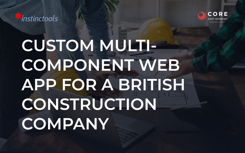 Custom Multi-Component Web App For a British Construction Company screenshot 1