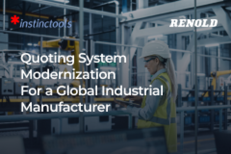  Quoting System Modernization For a Global Industrial Manufacturer screenshot 1