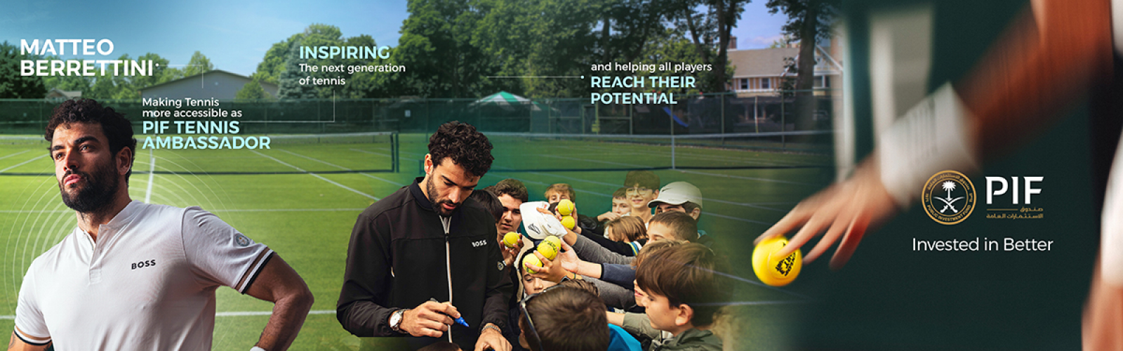 ATP Tour x PIF: Matteo Berrettini, PIF’s New Tennis Ambassador screenshot 1