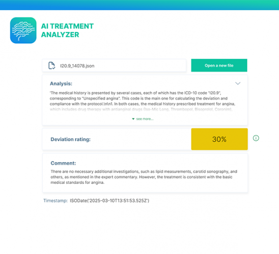 AI Treatment Analyzer screenshot 2