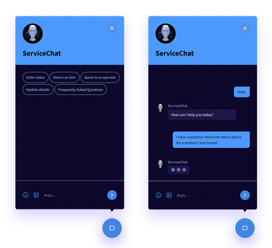 ServiceChat screenshot 2