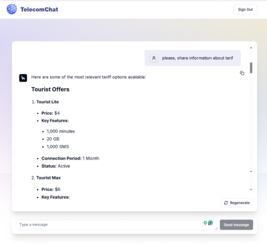 TelecomChat screenshot 3