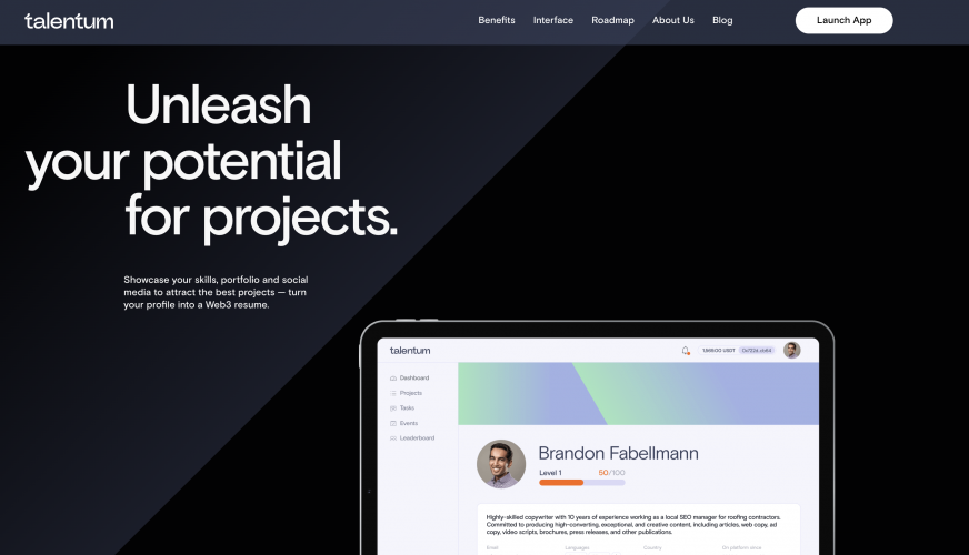 Talentum screenshot 2