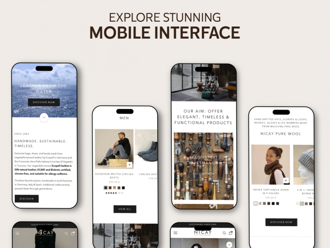  Shopify Website for a Premium lifestyle brand screenshot 1