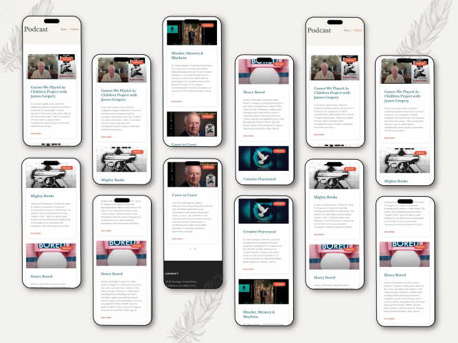 📚 WordPress Web Design Agency Showcase – Author Branding & Book Website screenshot 3
