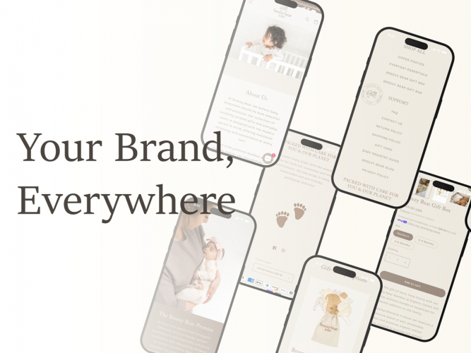 Breezy Bear Baby – Shopify Website Design & Development by Hikebranding screenshot 1