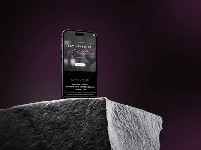 WordPress Website Design and Development for a Musical Band screenshot 4