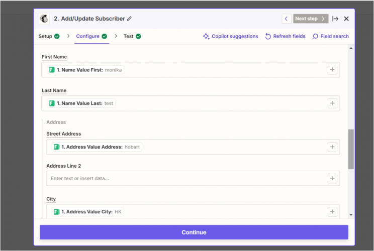 Formstack–Zapier–Mailchimp Automation by HikeBranding screenshot 5